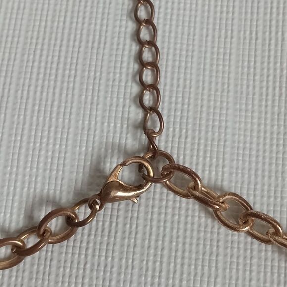 Paparazzi Block Party Princess Gold Toned MetalDouble Strand Statement Necklace - Picture 9 of 10